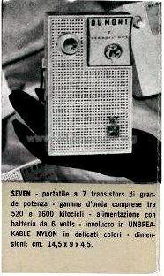 Seven ; DuMont Labs, Allen B (ID = 2025766) Radio
