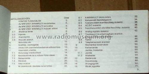 Minimulti MM 2001; Dunamenti MGTSZ; Göd (ID = 1723592) Equipment