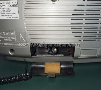 AM-FM Digital Clock Radio CR-776; Durabrand Wal-Mart; (ID = 2911104) Radio