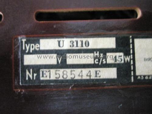 U3110; Dux Radio AB; (ID = 921596) Radio