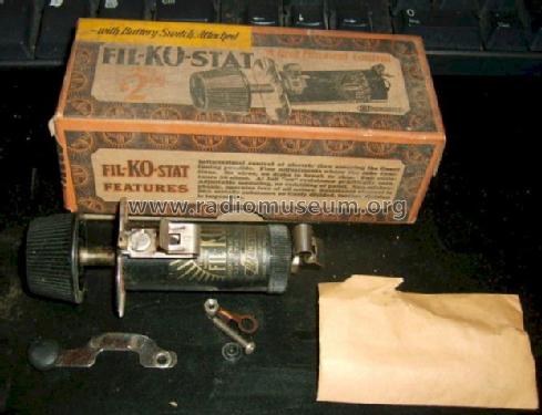 Fil-Ko-Stat ; DX Instrument Co.; (ID = 1031662) Radio part