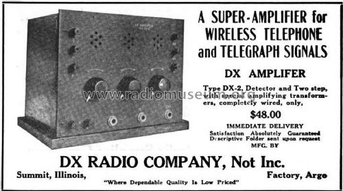 DX Amplifier Type DX-2; DX Radio Company; (ID = 2038419) mod-pre26