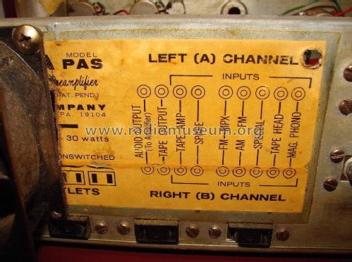 Dynakit Stereo Preamplifier PAS; Dyna Co. Dynaco; (ID = 2009864) Verst/Mix