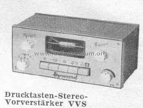 Stereo-Vorverstärker VVS; Dynacord W. (ID = 376690) Ampl/Mixer