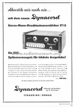 Stereo 12 ST12; Dynacord W. (ID = 2566057) Ampl/Mixer