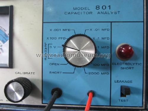 Capacitor Analyst B&K 801; B&K Precision, (ID = 1120790) Equipment