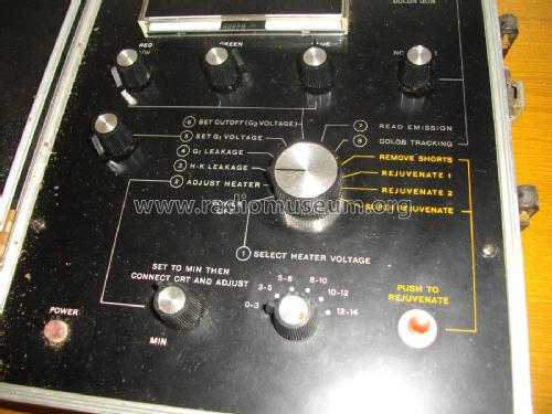 Cathode Ray Tube Tester/Rejuvenator 466; B&K Precision, (ID = 1766068) Ausrüstung