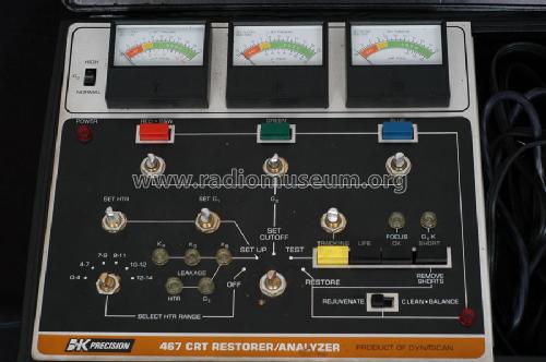 CRT Restorer/Analyzer 467; B&K Precision, (ID = 790059) Equipment