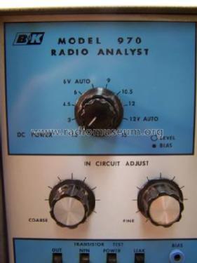 Radio Analyst 970; B&K Precision, (ID = 196494) Equipment