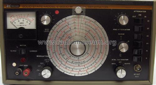 RF Signal Generator E-200D; B&K Precision, (ID = 1166125) Equipment