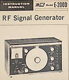 RF Signal Generator E-200D; B&K Precision, (ID = 548501) Ausrüstung