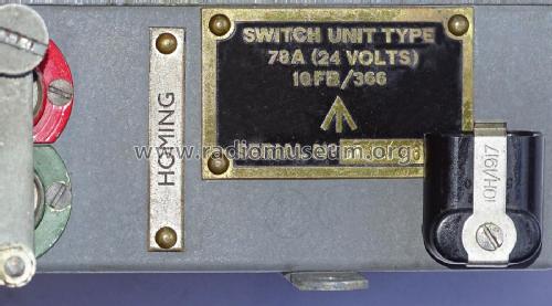 Rebecca coaxial antenna switch Type 78A; Dynatron Radio Ltd., (ID = 2307219) Militaire