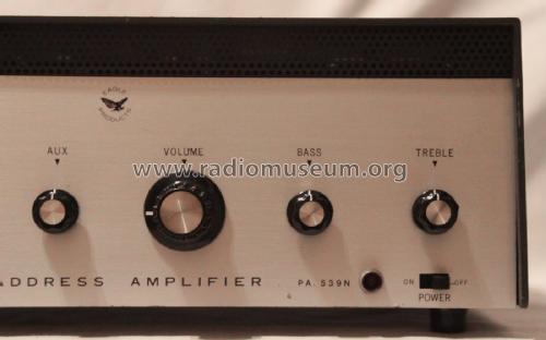 Hybrid Public Address Amplifier PA.539N; Eagle Products, (ID = 1769744) Ampl/Mixer