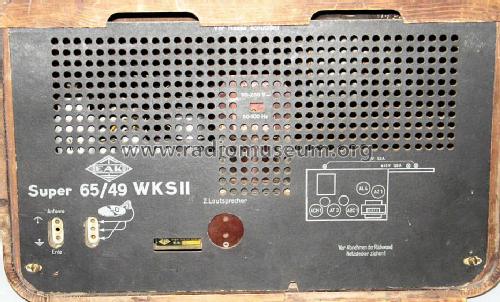 65/49 WKS II; EAK, Elektro- (ID = 218940) Radio