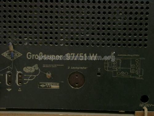 Großsuper 97/51W; EAK, Elektro- (ID = 143838) Radio