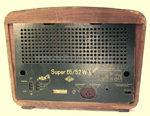 Sonneberg Super 65/52W; EAK, Elektro- (ID = 618067) Radio