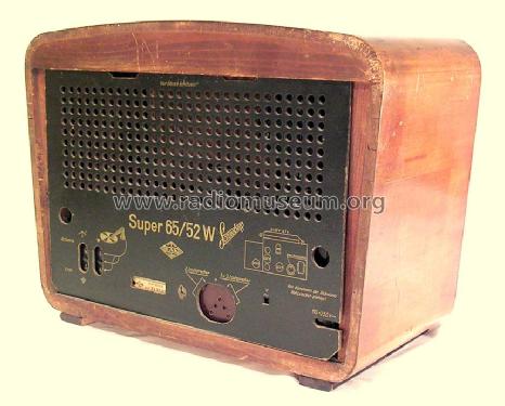 Sonneberg Super 65/52W; EAK, Elektro- (ID = 618068) Radio