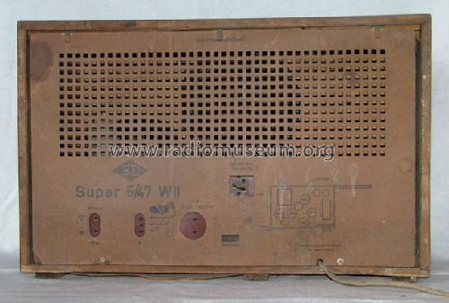 Super 5/47W II ; EAK, Elektro- (ID = 109113) Radio