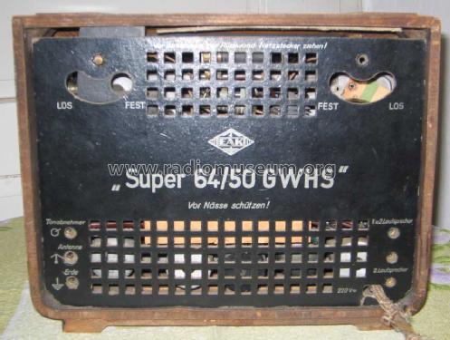 'Zwergsuper' Super 64/50GWHS; EAK, Elektro- (ID = 95868) Radio
