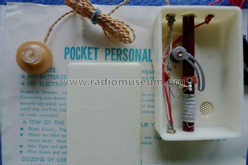 Germanium Pocket Radio ER-87; Eastern Associates, (ID = 924389) Galena