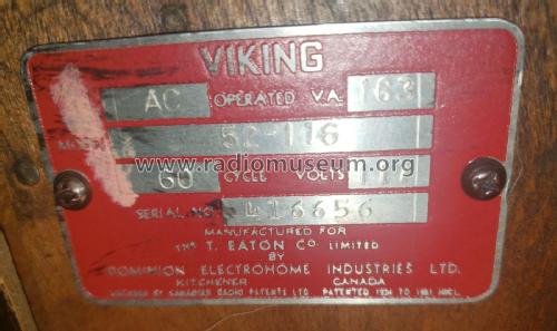 Viking 52-116; Eaton Co. Ltd., The (ID = 2557510) Radio