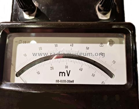 Millivoltmeter 60 mV Gleichspannung; EAW, Elektro- (ID = 2625313) Equipment