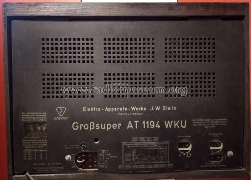 Großsuper Amati AT1194WKU; EAW, Elektro- (ID = 2882849) Radio