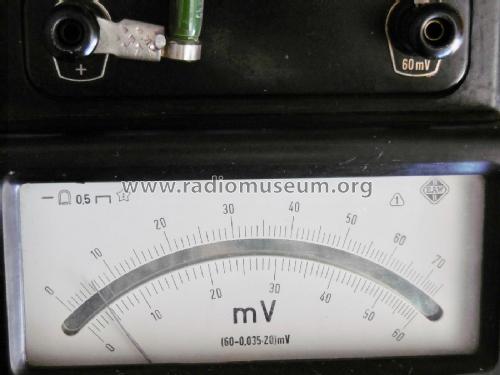 Millivoltmeter 60 mV Gleichspannung; EAW, Elektro- (ID = 2307227) Equipment