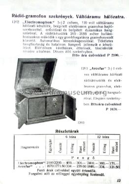 Electromophon Radio Gramofon Type unknown; Electromophon AG; (ID = 1596907) Radio