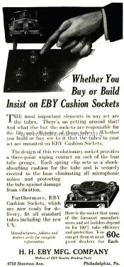 Tube Socket ; Eby, H. H. Mfg. (ID = 1359952) Radio part