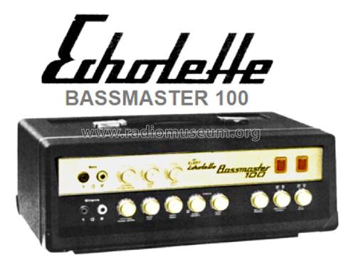 Echolette Bassmaster 100; Echolette Marke / (ID = 2972113) Ampl/Mixer