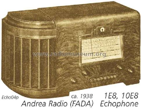 Andrea 10E8; Echophone, Marke ab (ID = 1554) Radio