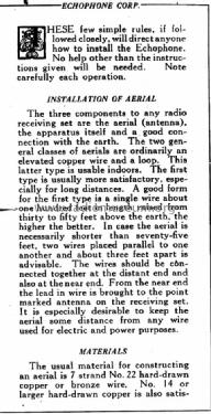 Echophone TA-16; Echophone Radio, Inc (ID = 986212) Radio