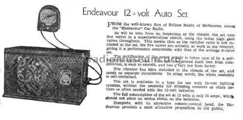 Endeavour 519; Eclipse Radio Pty. (ID = 2653029) Car Radio