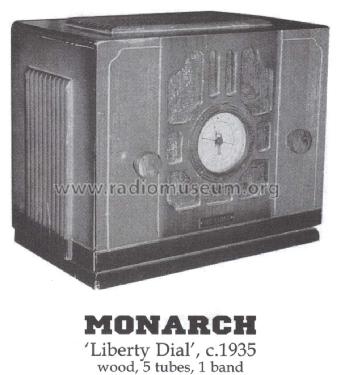 Monarch Liberty Dial ; Champion Radio Labs (ID = 1447105) Radio