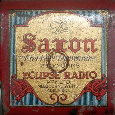 Saxon 11' electrodynamic speaker ; Eclipse Radio Pty. (ID = 1588013) Speaker-P