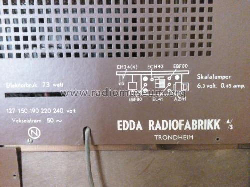 Haugtussa Radiogramm 9A; Edda Radiofabrikk A/ (ID = 2621569) Radio