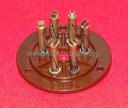 6-pin Coil Base 964; Eddystone Brand, (ID = 3063725) Radio part