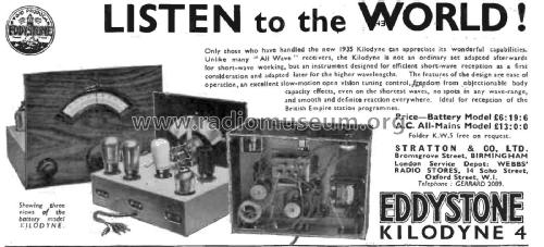 Kilodyne Four 1935 ; Eddystone Brand, (ID = 3043122) Kit