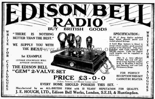 Gem ; Edison-Bell Ltd.; (ID = 2793743) Radio
