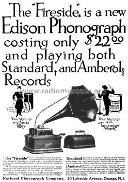 Phonograph Fireside; Edison, Thomas A., (ID = 2664053) TalkingM