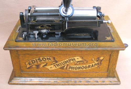 Phonograph Triumph A; Edison, Thomas A., (ID = 448989) TalkingM