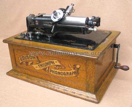 Phonograph Triumph A; Edison, Thomas A., (ID = 448990) TalkingM