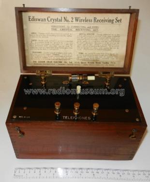 Edison Crystal Wireless Receiving Set No. 2; Ediswan, Edison Swan (ID = 1674744) Detektor