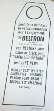 Beltron Picture Tube Restorer 8080-A; Edtron Instruments; (ID = 2664425) Equipment
