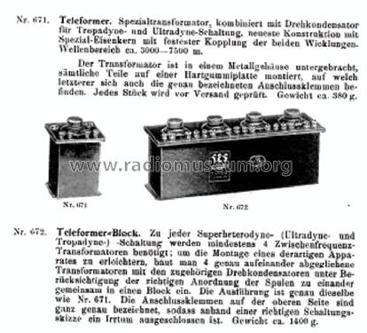 Teleformer einzeln ; FEF-Radio, F. (ID = 1534349) mod-past25