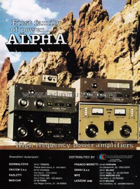 Linear Amplifier Alpha 374A; Ehrhorn (ID = 2829394) Amateur-D