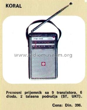 FM-AM Koral TOA511; Ei, Elektronska (ID = 2689311) Radio