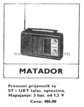 Matador T2A-505; Ei, Elektronska (ID = 2686579) Radio