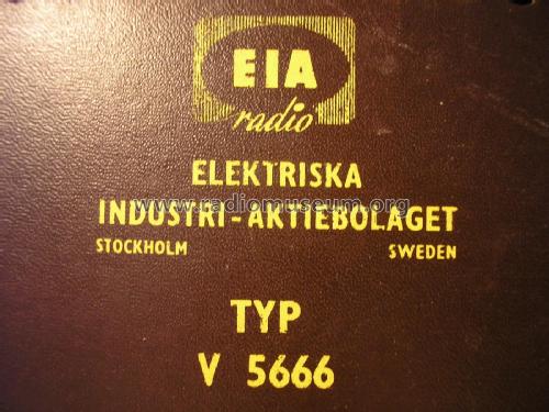 V 5666 Ch= Blaupunkt; EIA Elektriska (ID = 1959638) Radio